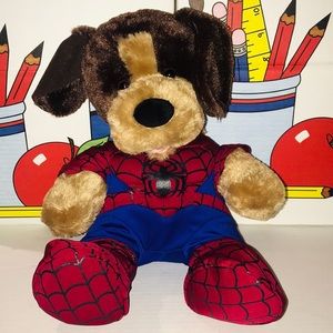 Caramel & Brown Pup n Superman Outfit Build A Bear